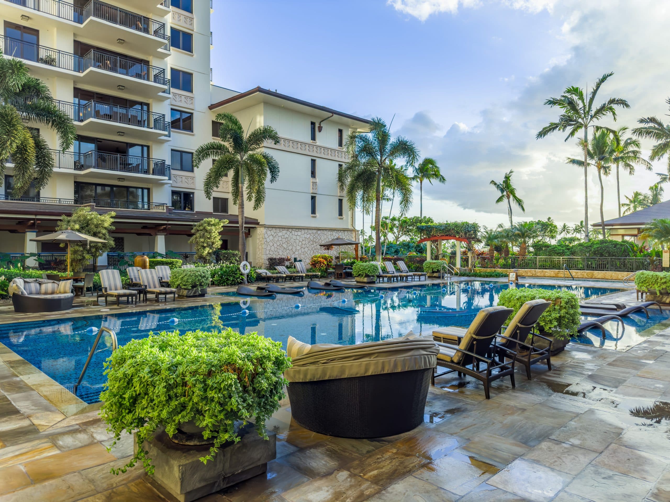 Ocean Tower Penthouse resort lap pool