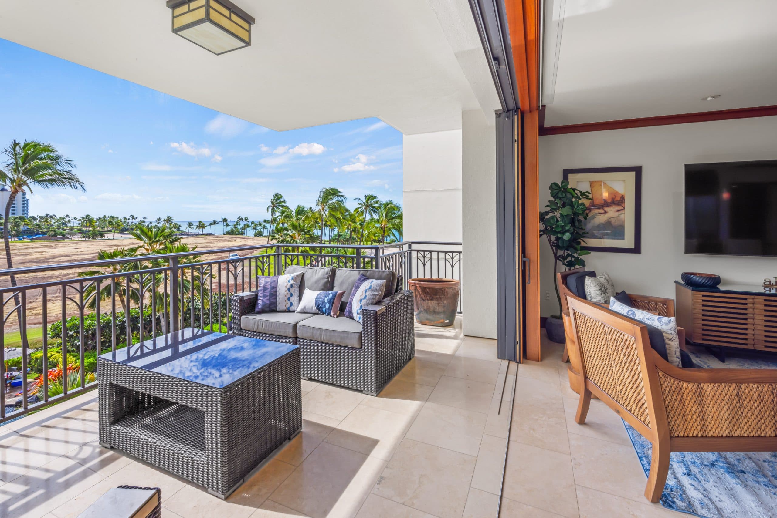 Beach Tower Villa penthouse lanai