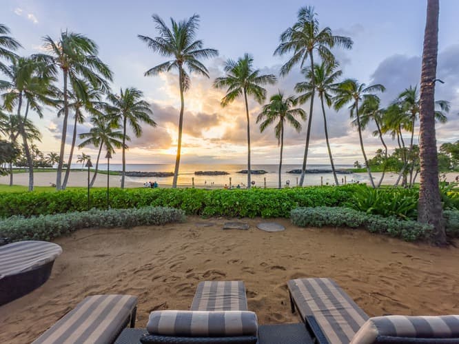 Resort beachfront